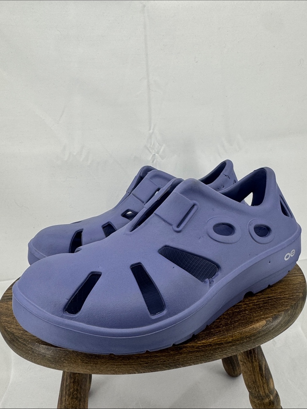 OOFOS OOcandoo Vented Recovery Sandals in Waterdrop Blue, W 9, M 7 - READ DESC
